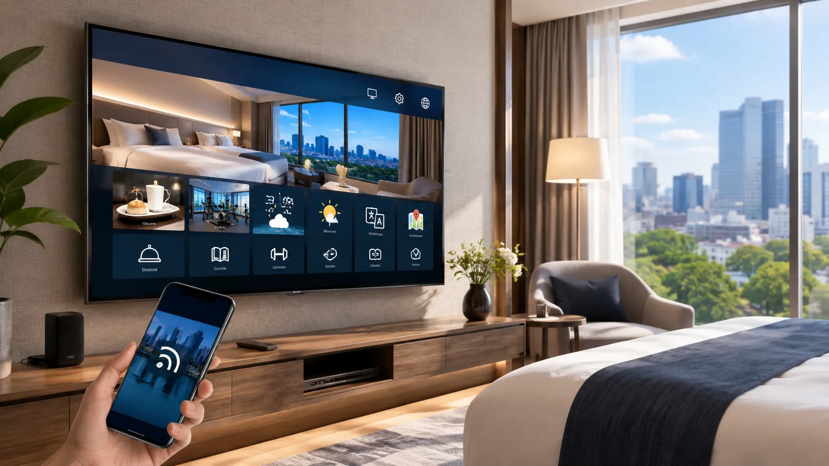 ホテル向けIPTVとは？客室テレビを情報端末に変える仕組みと活用方法
